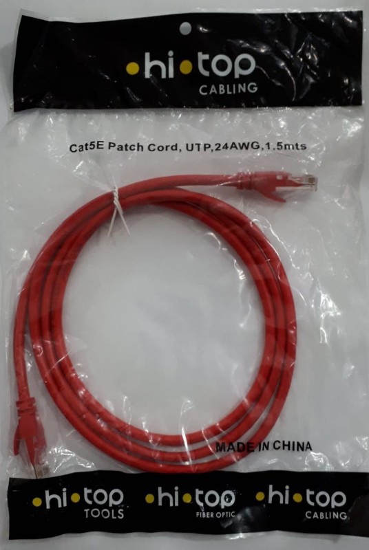Patch cord Cat5 - 1,5 metros