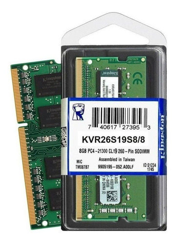Memória DDR-4 8GB 2666Mhz (notebook)