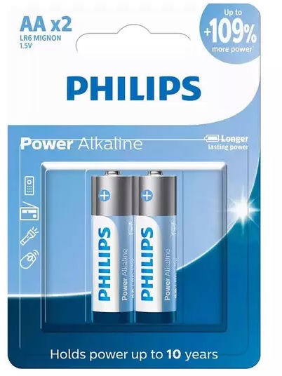 Pilha Philips Alcalina AA